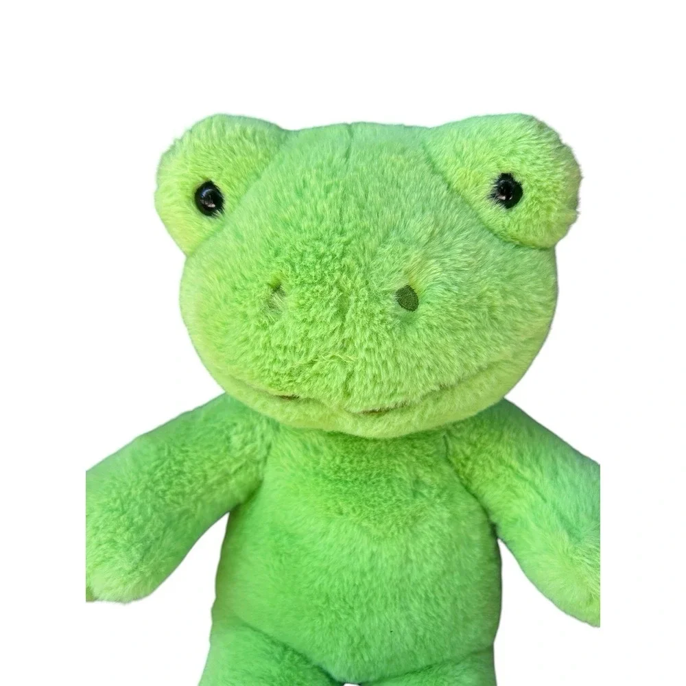 Build A Bear Green Frog Plush Stuffed Animal 16